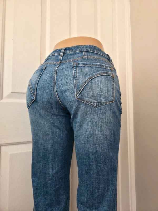 Axcess Mid Rise Bootcut Vintage Y2K Jeans UK Size 12/14