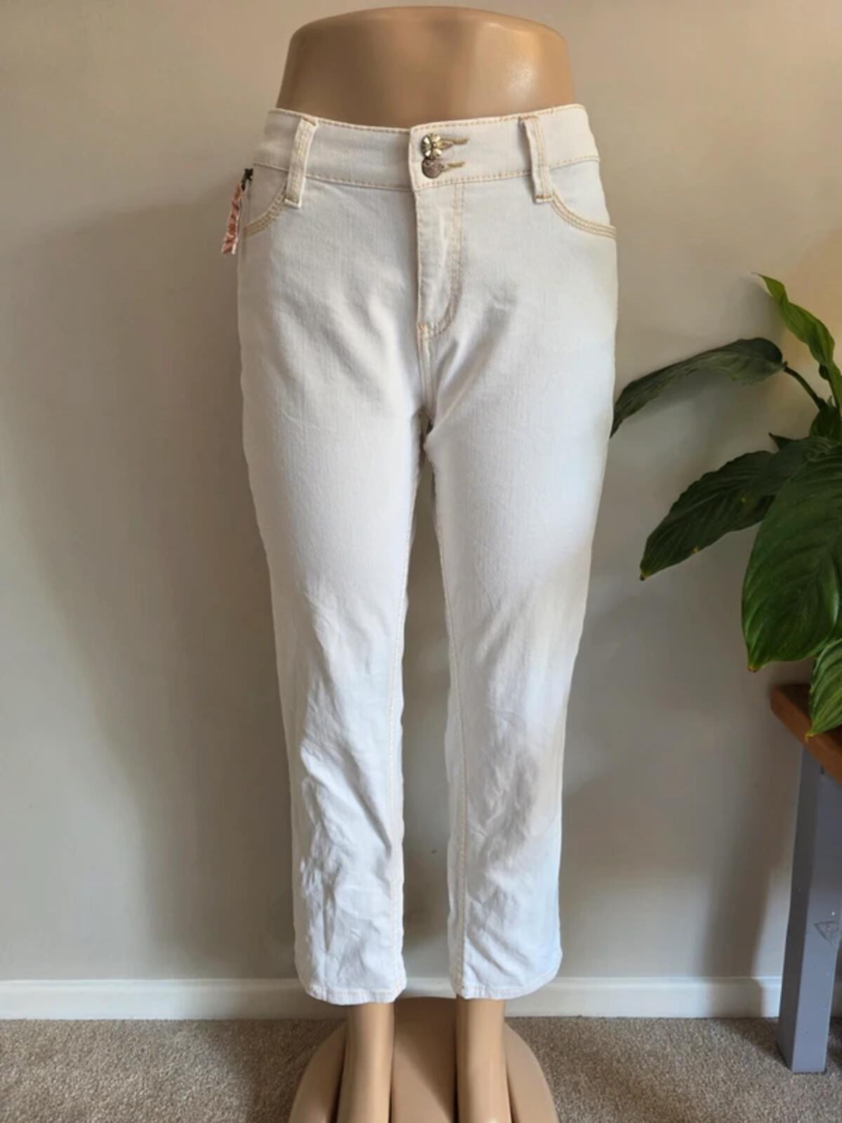 Vintage Y2K Supplies Mid Rise Straight Leg Jeans UK Size 14 Petite