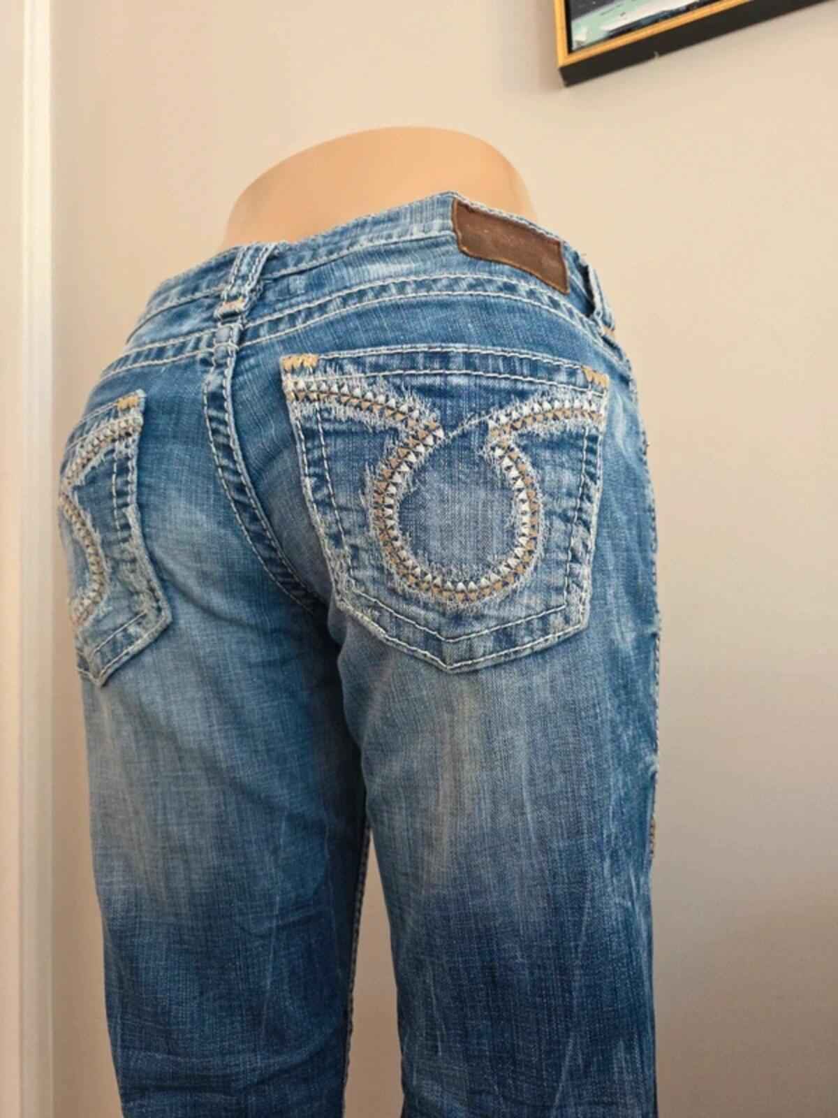 Big Star Low Rise Capri Vintage Y2K Jeans UK Size 10/12