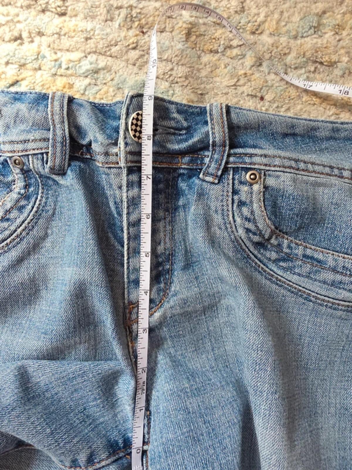 X-Mail Mid Rise Wide Leg Bootcut Vintage Y2K Jeans UK Size 10/12 Petite