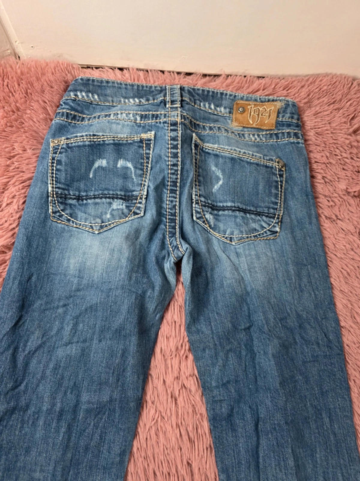 Vintage Y2K 1921 Western Glove Straight Leg Jeans UK size 10