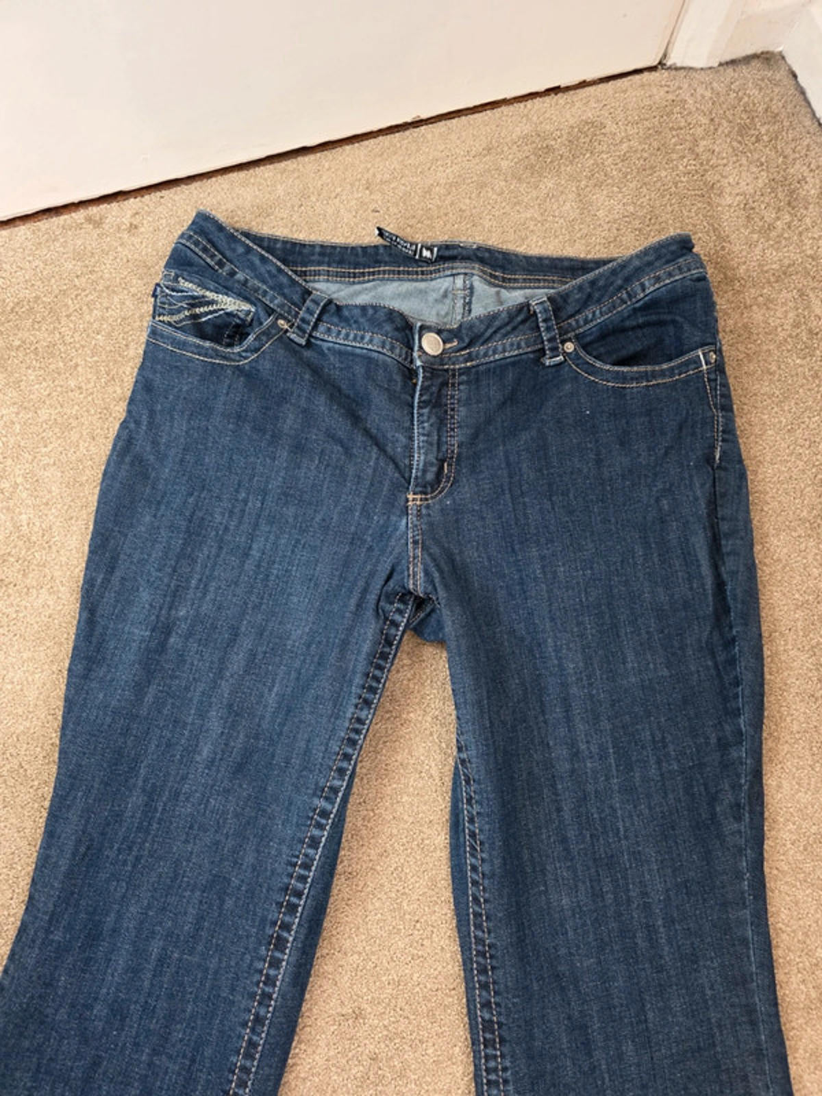 Vintage Y2K Lee Slender Secret Mid Rise Bootcut Jeans UK Size 20