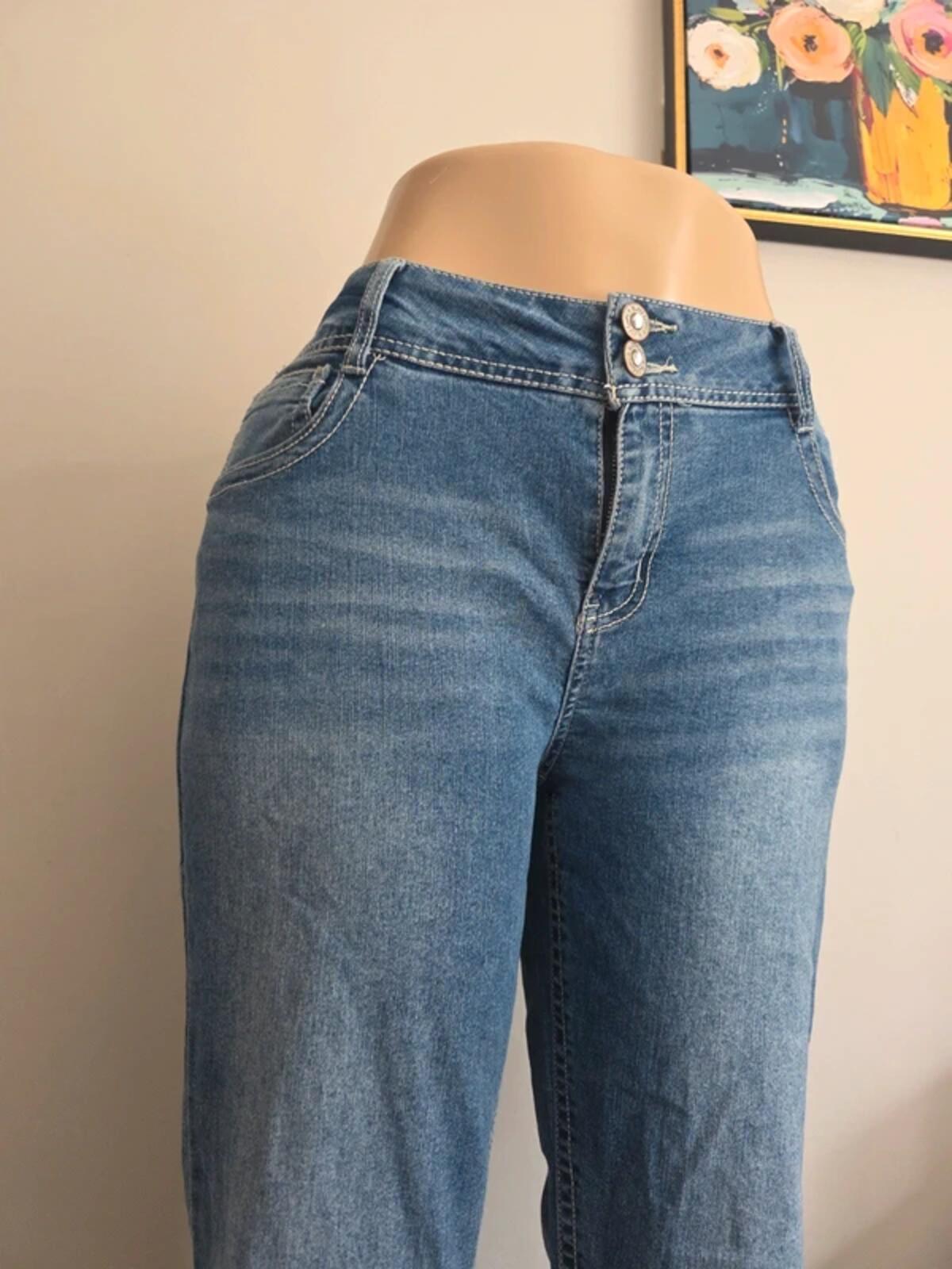 Wallflower Vintage Y2K High Rise Petite Bootcut Jeans UK Size 16 Petite