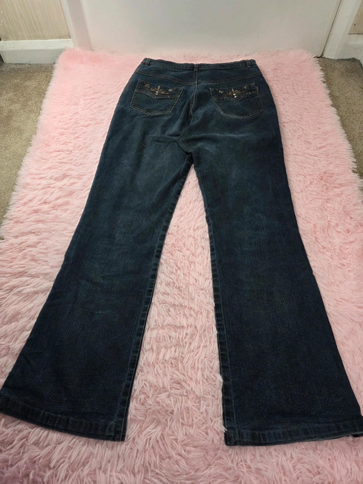 Vintage Y2K I. Quing Mid Rise Jeans UK Size 10 Petite