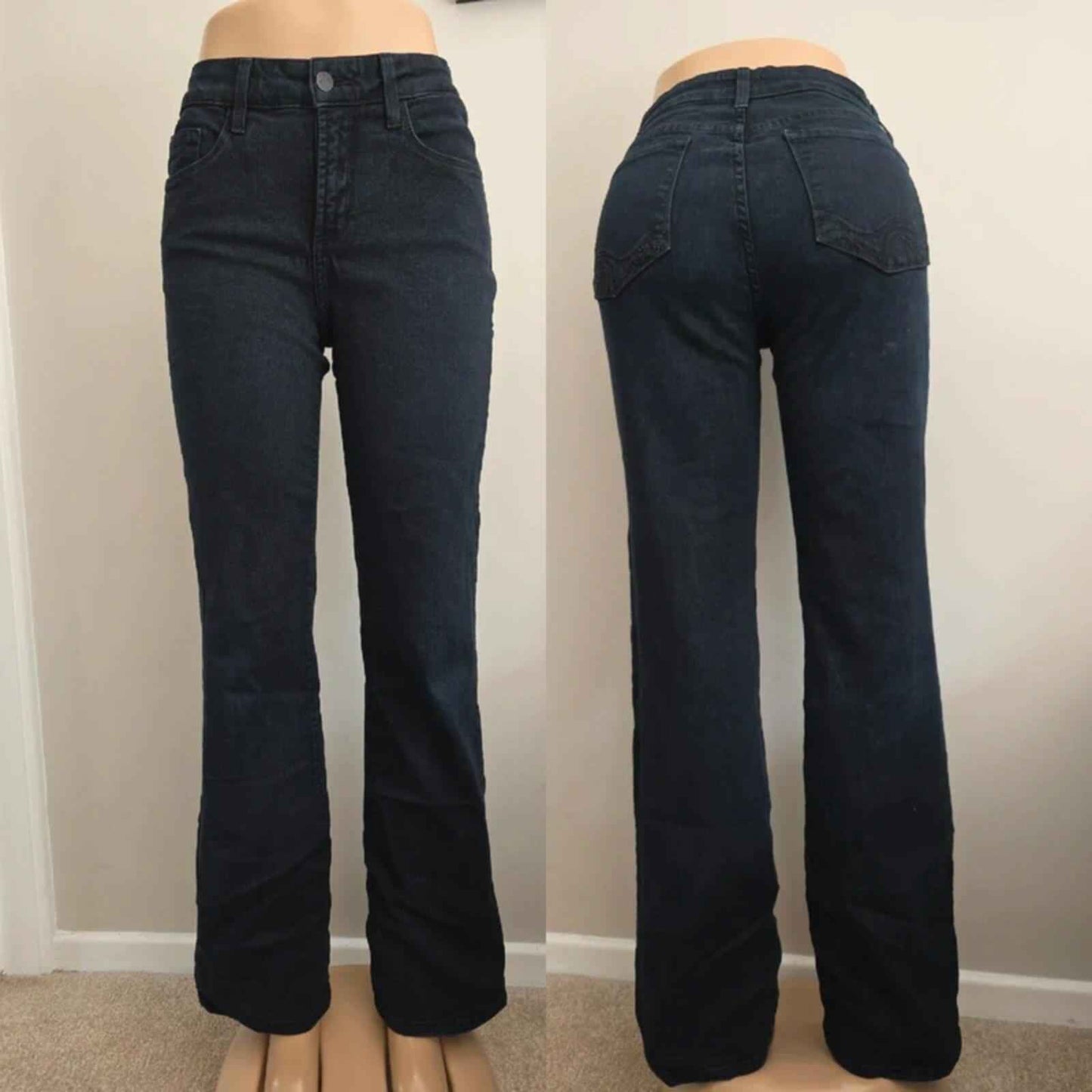 NYDJ Mid Rise Relaxed Bootcut Vintage Y2K Jeans UK Size 8