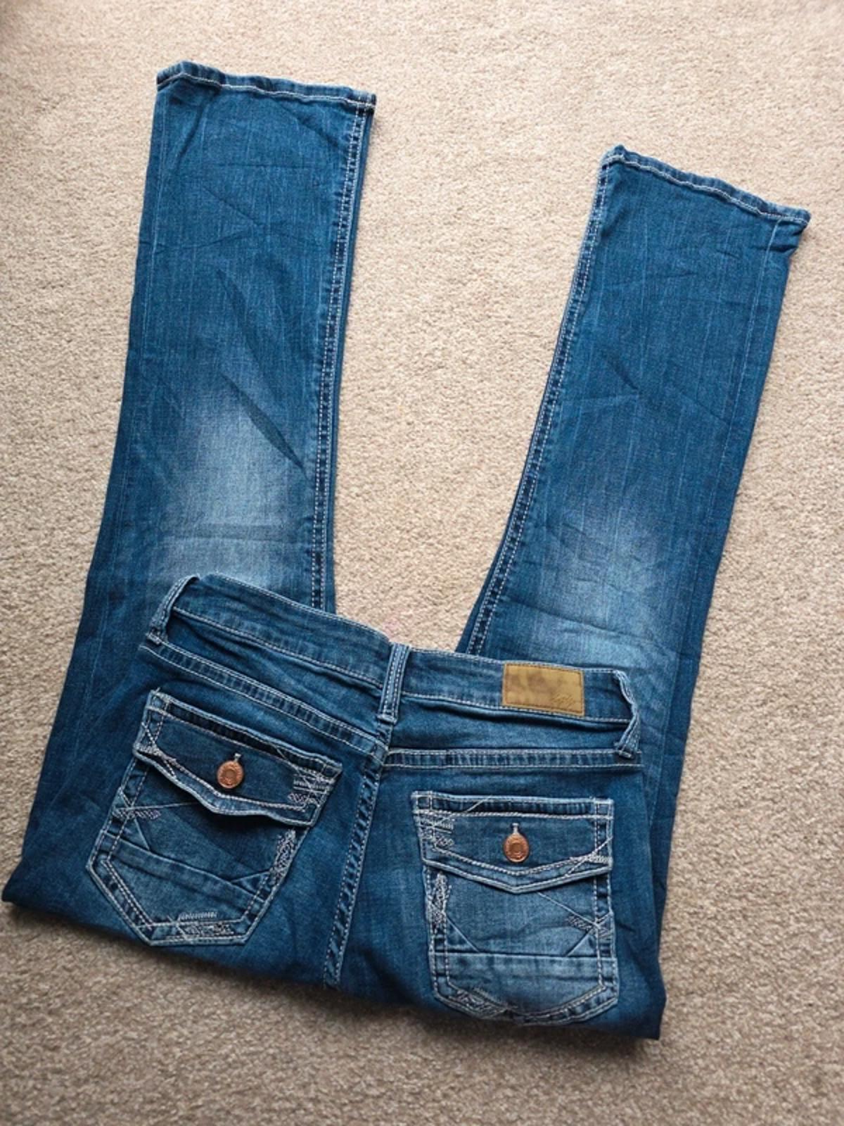 Vintage Y2K Daytrip Virgo Bootcut Mid Rise Jeans UK Size 10