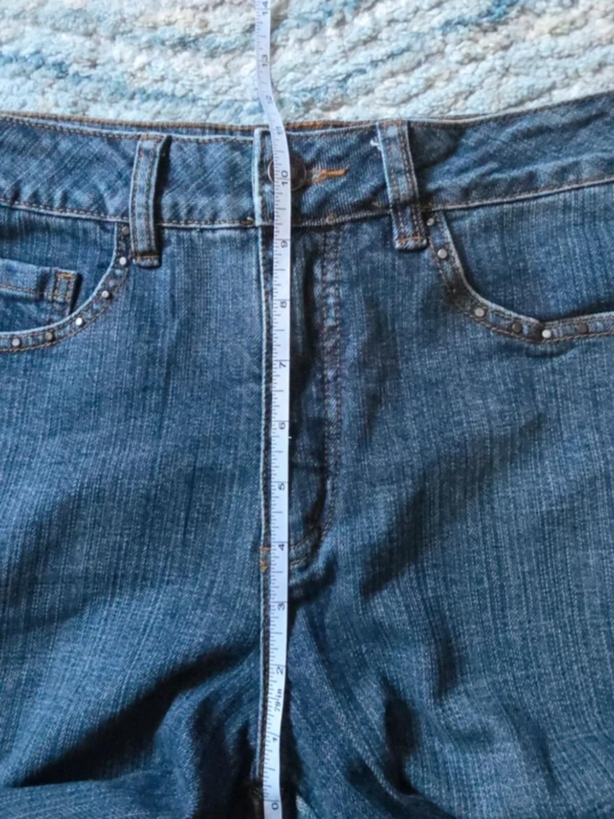 Coldwater Creek High Rise Bootcut Jeans UK Size 10 Tall