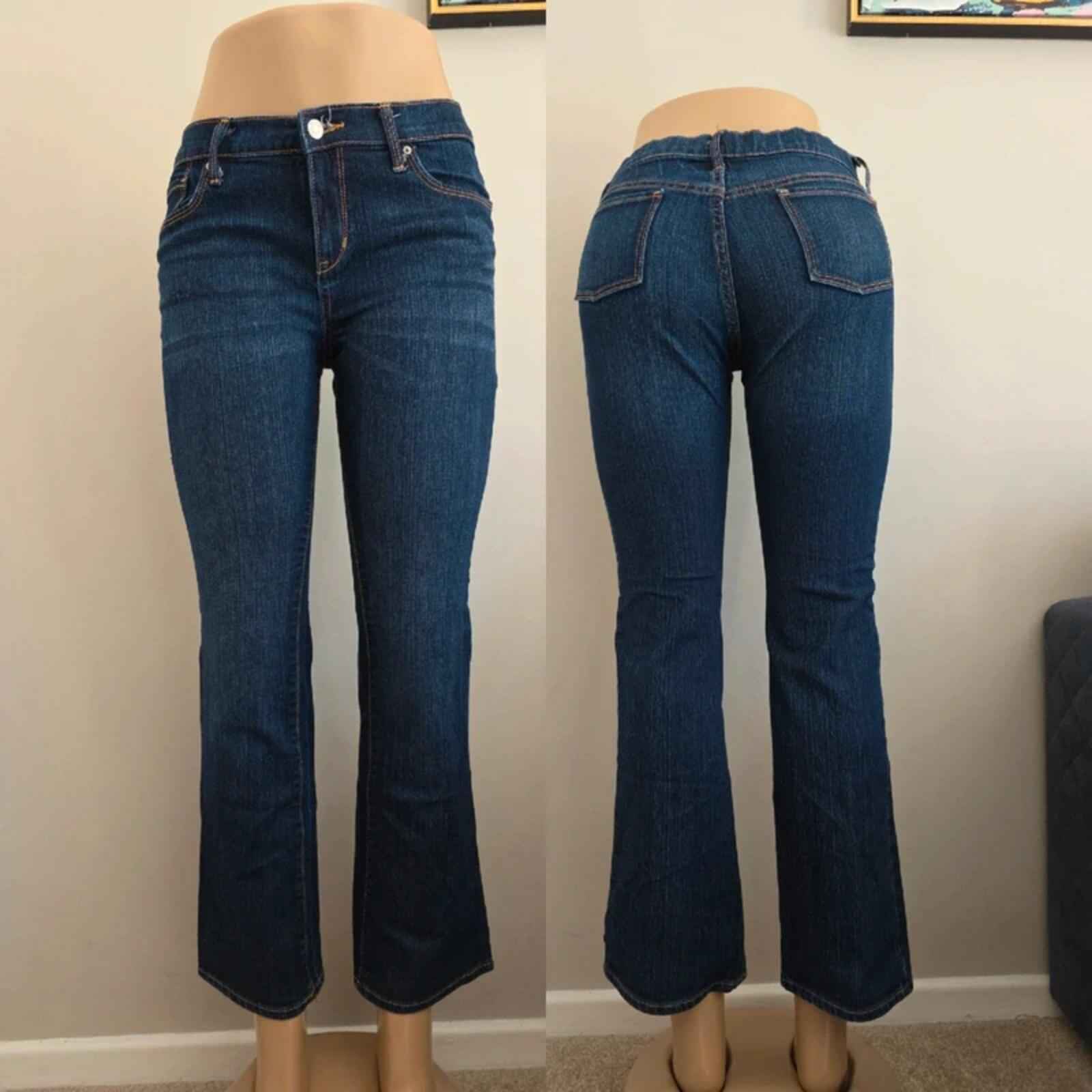 Old Navy Mid Rise Bootcut Jeans UK Size 10 Petite