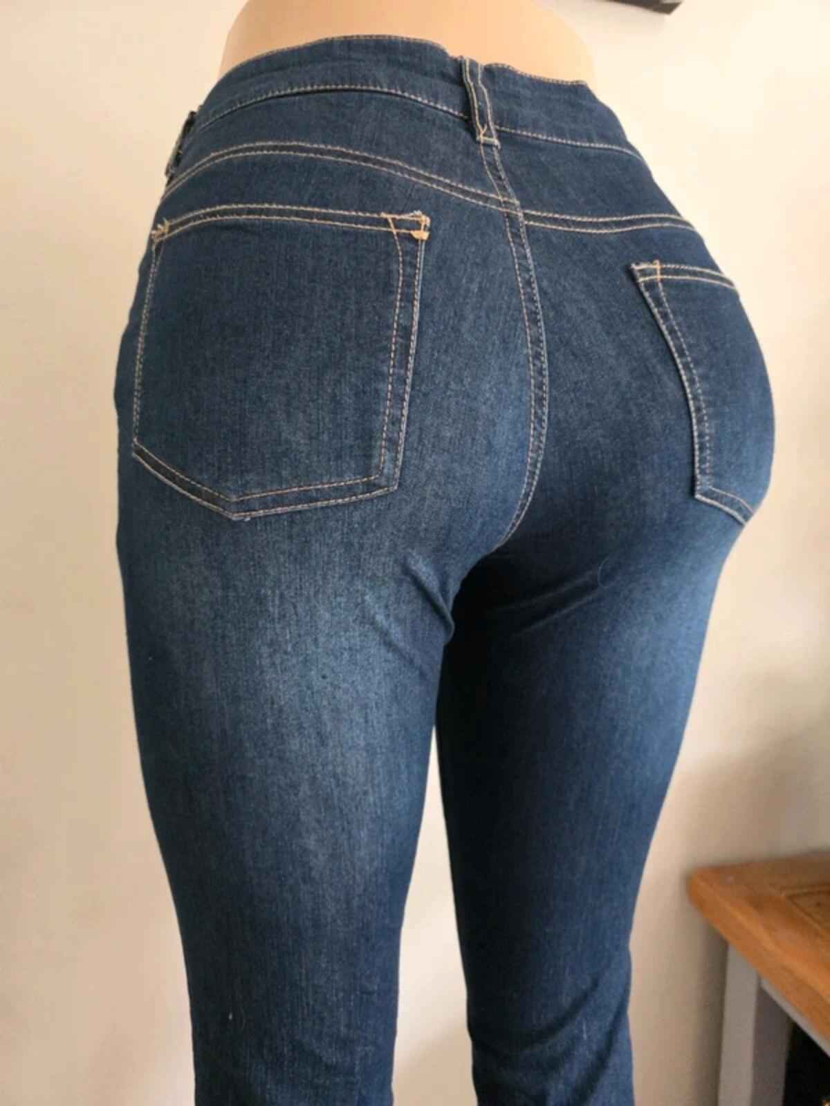 Jack Mid Rise Capri Jeans UK Size 8