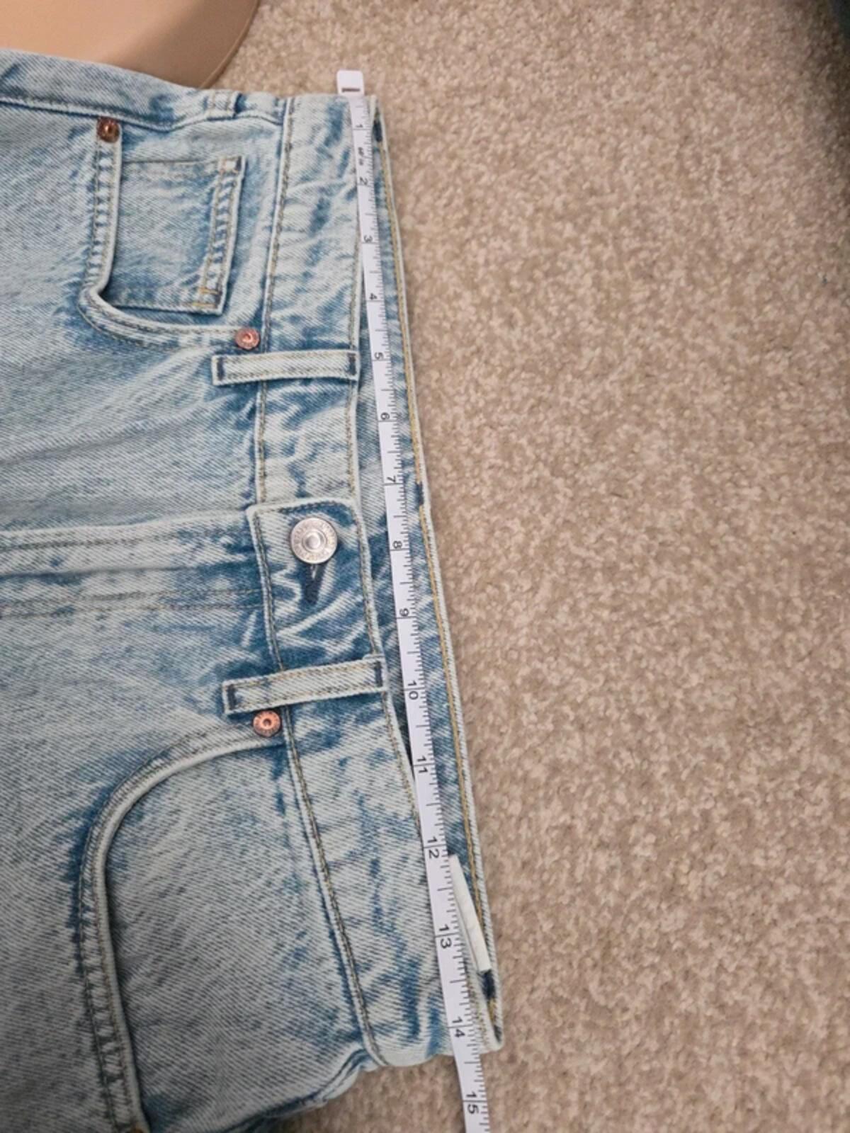 MNG High Rise Baggy Graphic Vintage Y2K Jeans UK Size 8