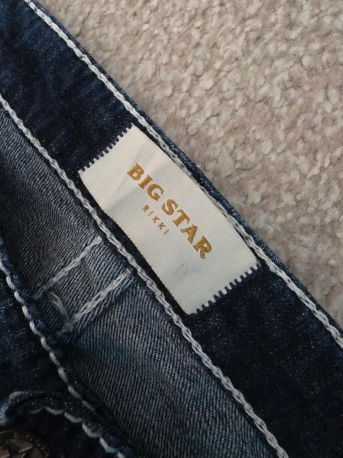 Big Star Low Rise Capri Vintage Y2K Jeans UK Size 8/10