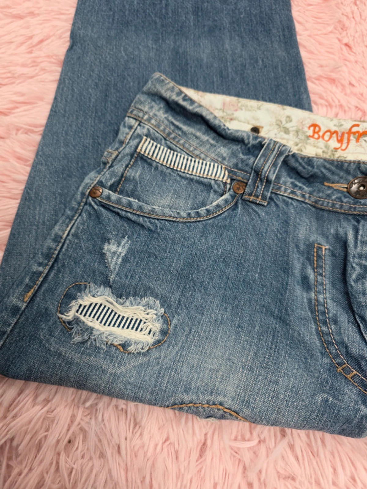 Vintage Y2K Next Boyfriend Mid Rise Jeans UK size 12