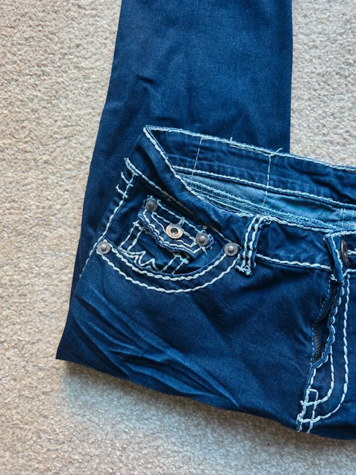 Y2K Fashion Denim Low Rise Slim Jeggings UK Size 12