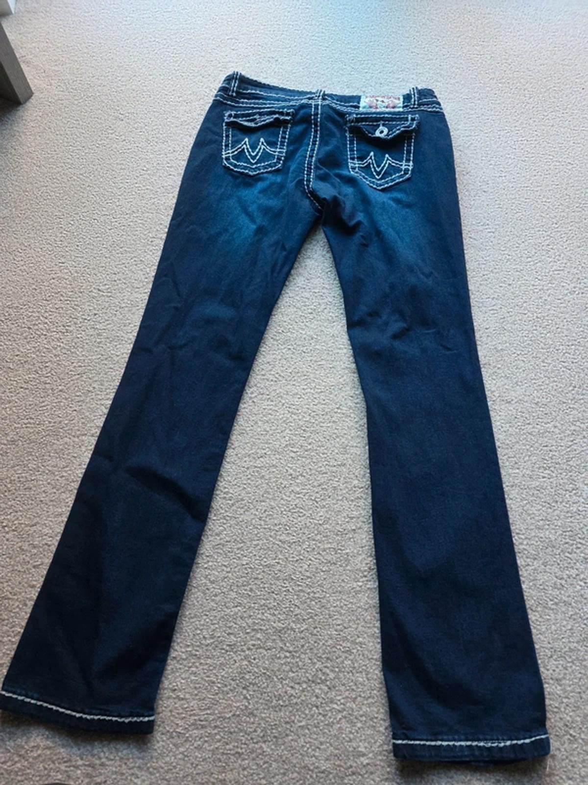 Y2K Fashion Denim Low Rise Slim Jeggings UK Size 12