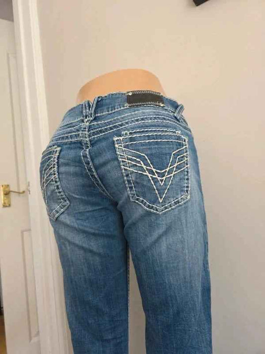 Vigoss Low Rise Bootcut Vintage Y2K Jeans UK Size 10