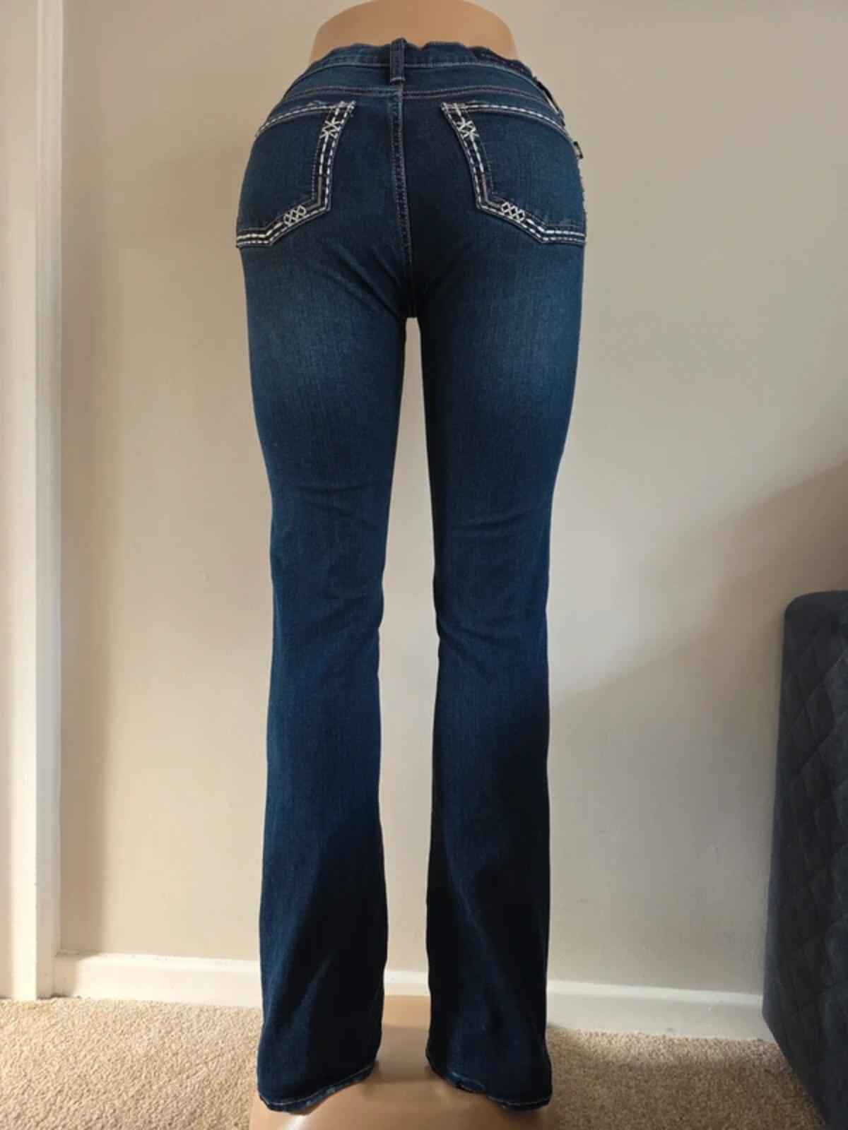 Rock & Republic Low Rise Bootcut Vintage Y2K Jeans UK Size 6