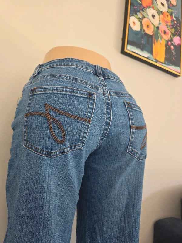 Jag Vintage Y2K Mid Rise Relaxed Bootcut Jeans UK Size 10