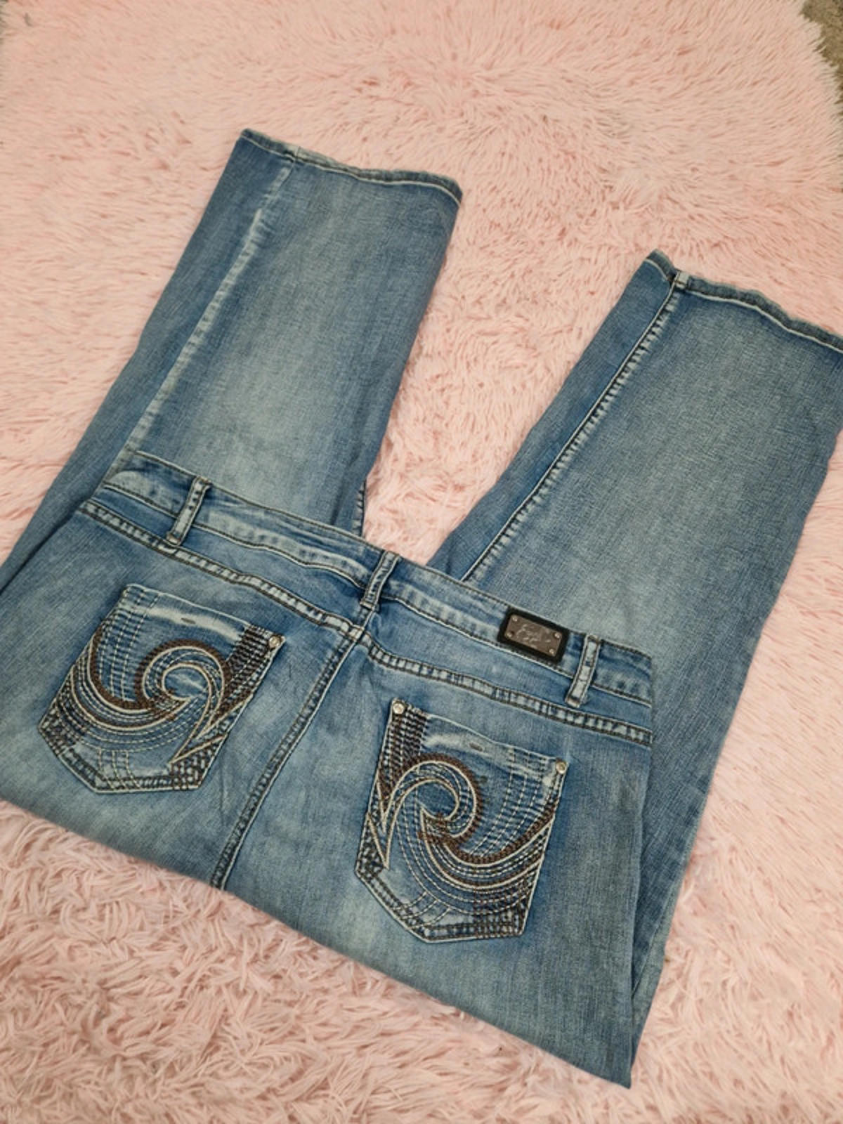 Vintage Y2K Earl Jeans Mid Rise Cropped Jeans UK Size 14/16