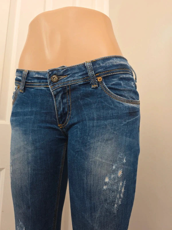 Diesel Low Rise Skinny Vintage Y2K Jeans UK Size 6