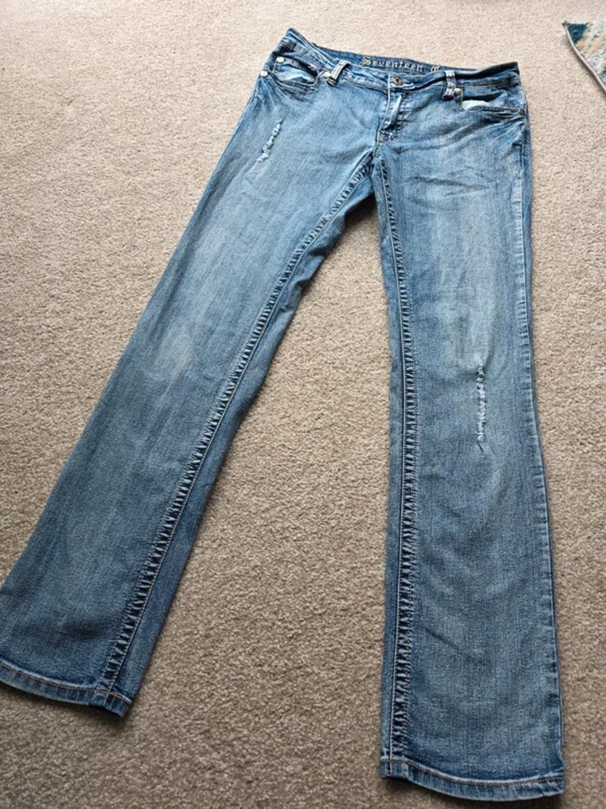 Vintage Y2K Seventeen Co Low Rise Straight Jeans UK Size 12