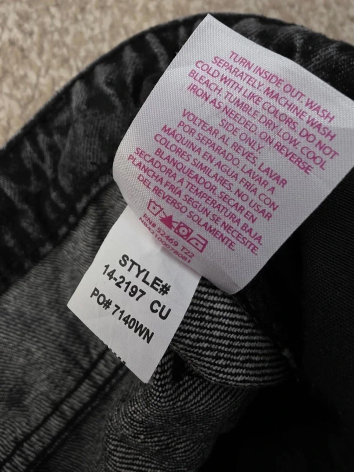 Vintage Y2K No Boundaries High Rise Skinny Patch Jeans UK Size 14