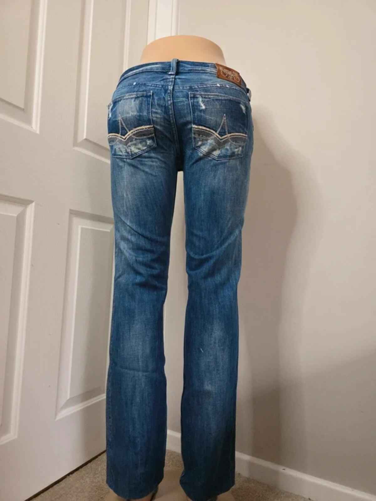 Les Temps Des Cerises Low Rise Straight Vintage Y2K Jeans UK Size 6
