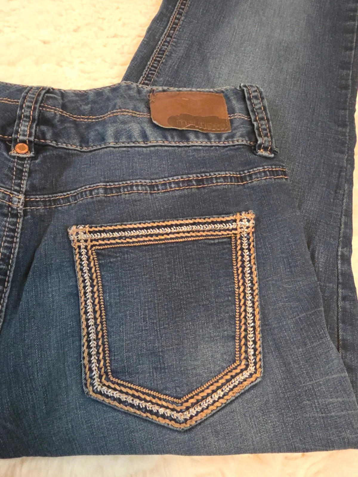 Y2K Maurices Mid Rise Bootcut Jeans UK Size 12