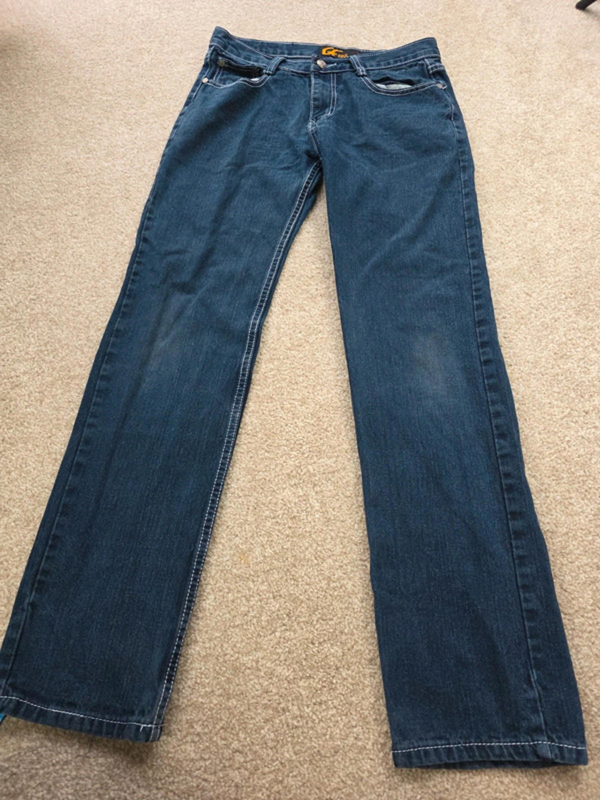 Vintage Y2K Gut Feeling Mid Rise Straight Jeans UK Size 10