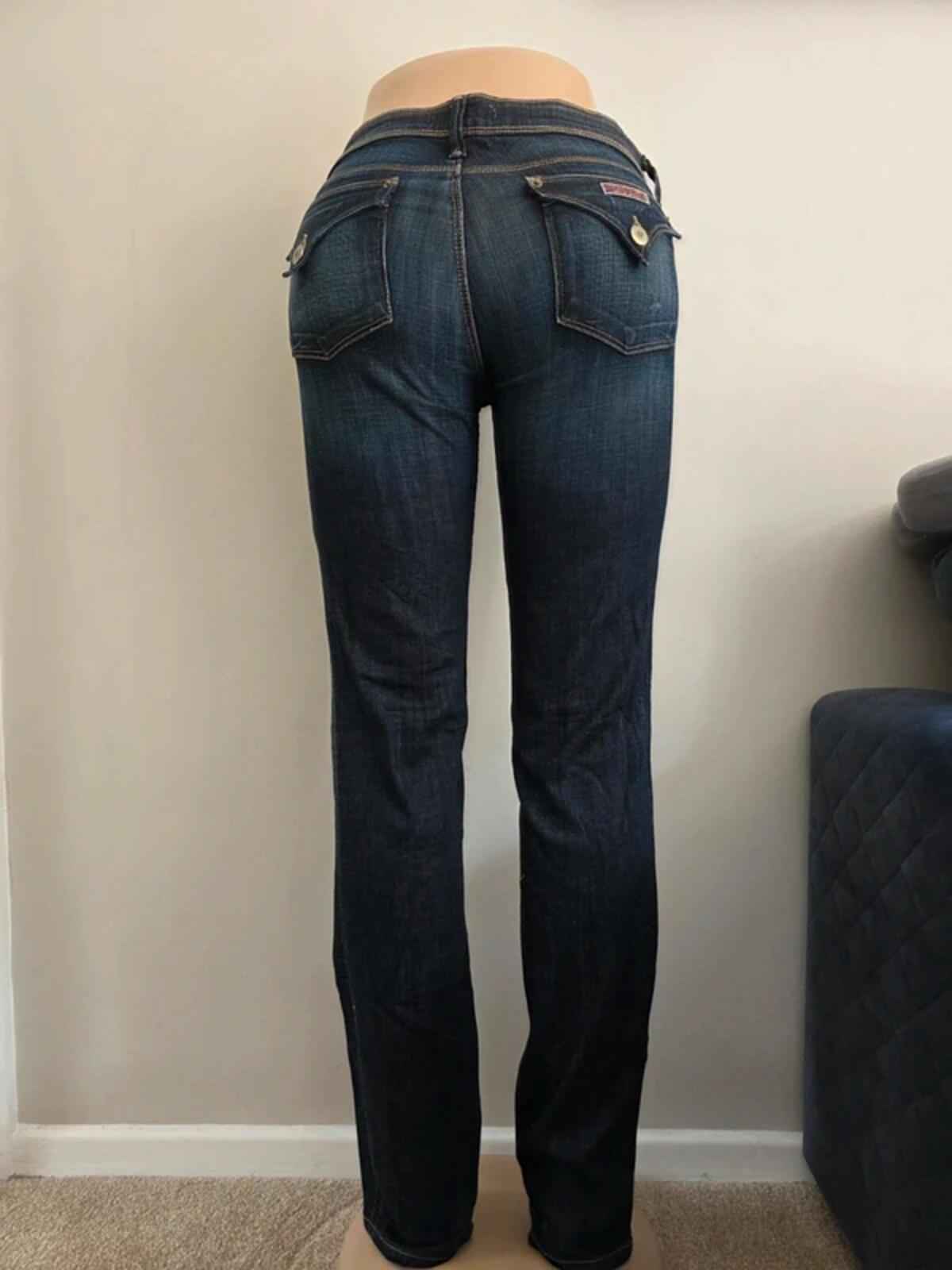 Hudson Low Rise Straight Leg Jeans UK Size 8 Tall