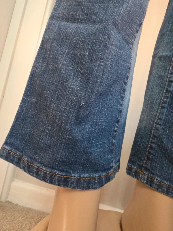 Arizona Jean Co Mid Rise Bootcut Vintage Y2K Jeans UK Size 10 Petite
