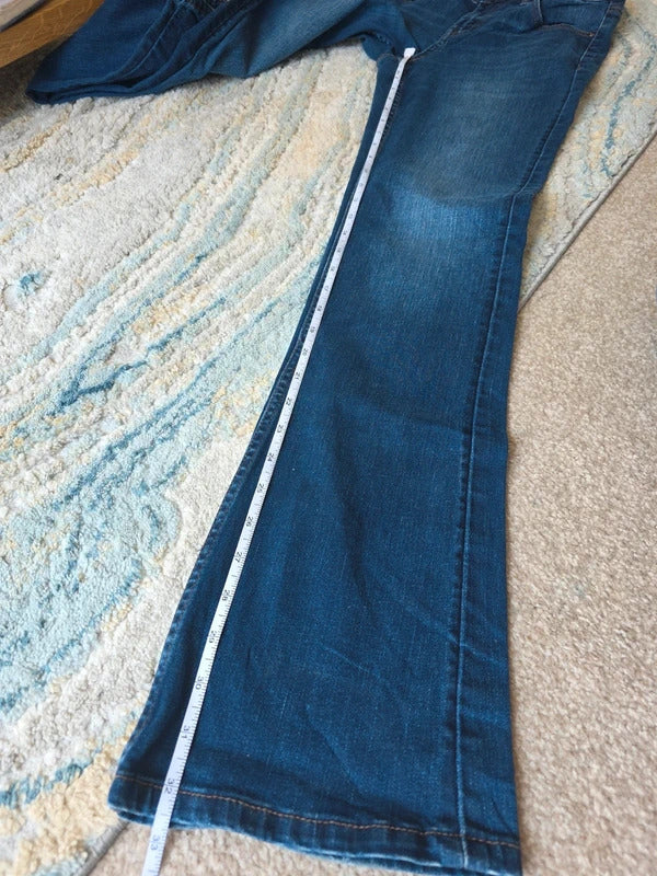 Just Jeans Vintage Y2K Mid Rise Bootcut Jeans UK Size 8 Tall