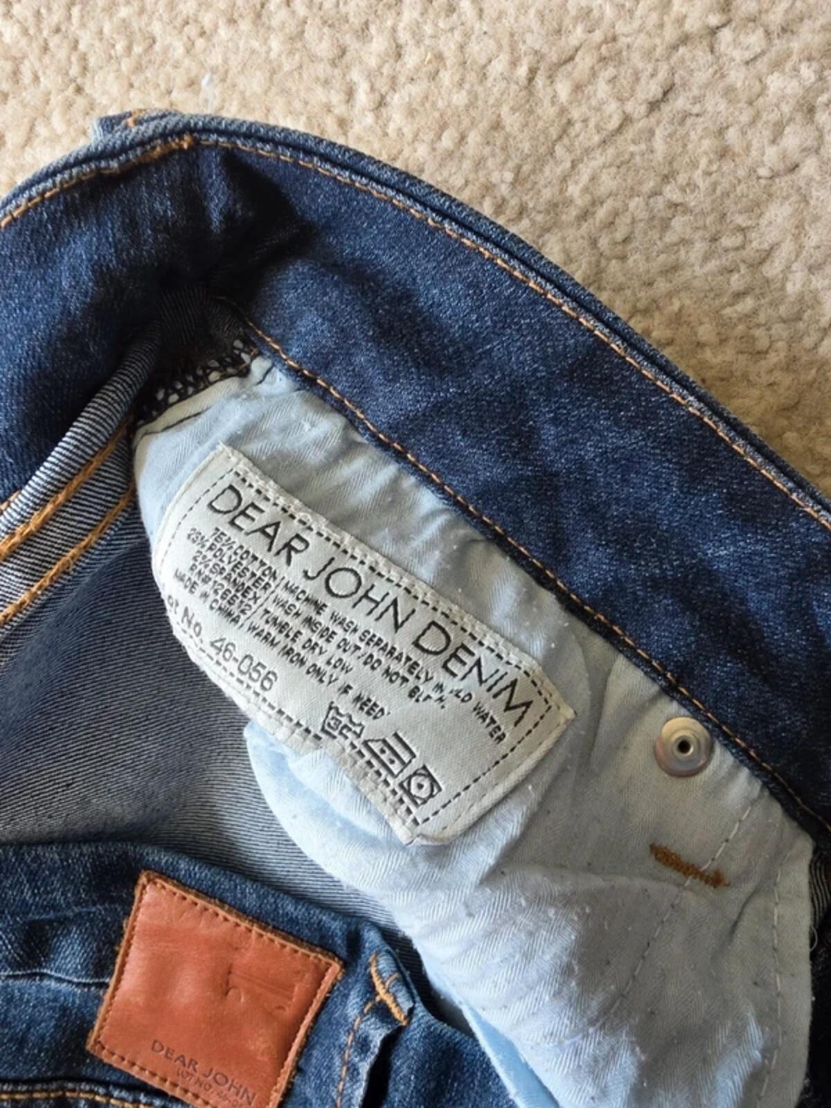 Vintage Y2K Dear John Mid Rise Bootcut Jeans UK Size 10