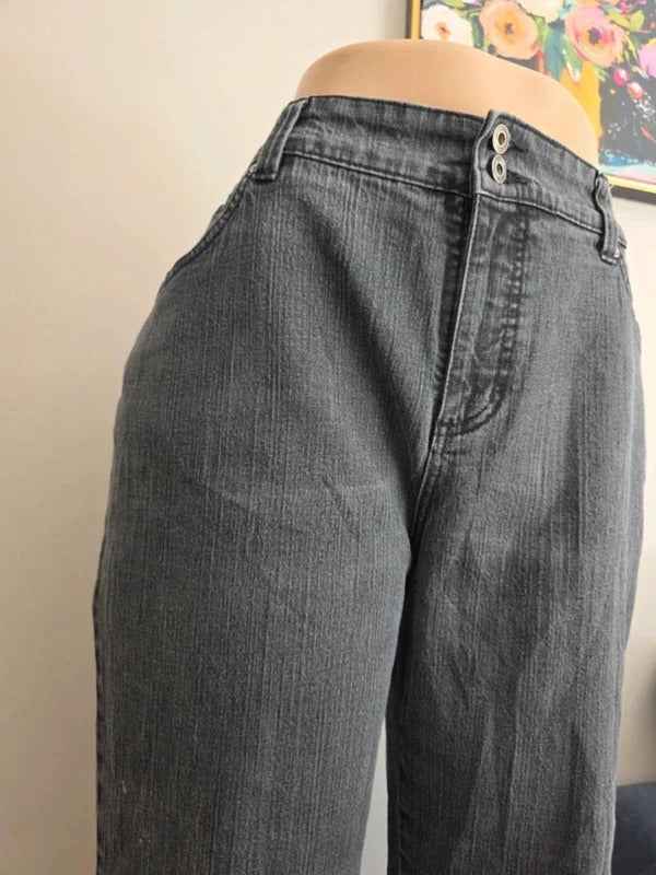 Midtown High Rise Relaxed Vintage Y2K Jeans UK Size 18 Petite