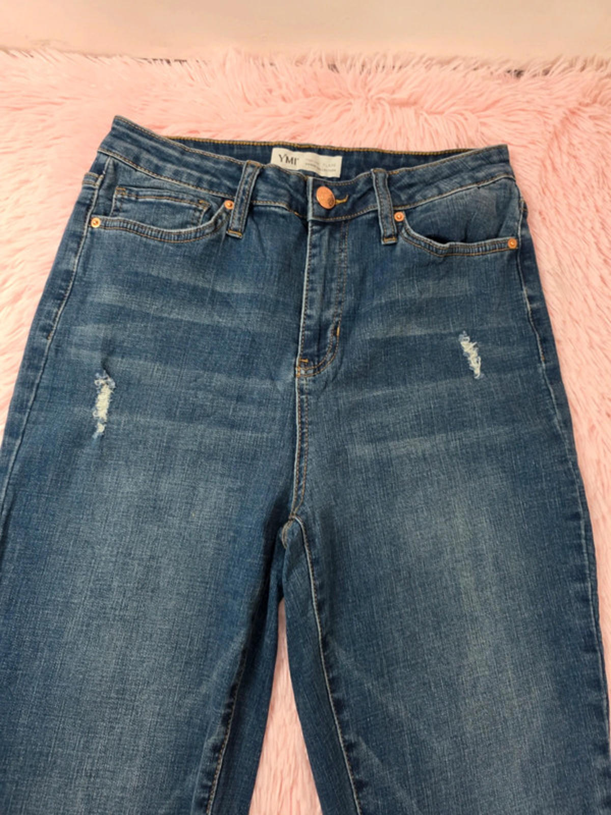 Vintage Y2K YMI High Rise Flare Jeans UK size 8