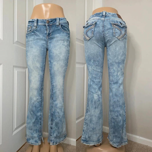 Ariya Low Rise Bootcut Vintage Y2K Jeans UK Size 6/8