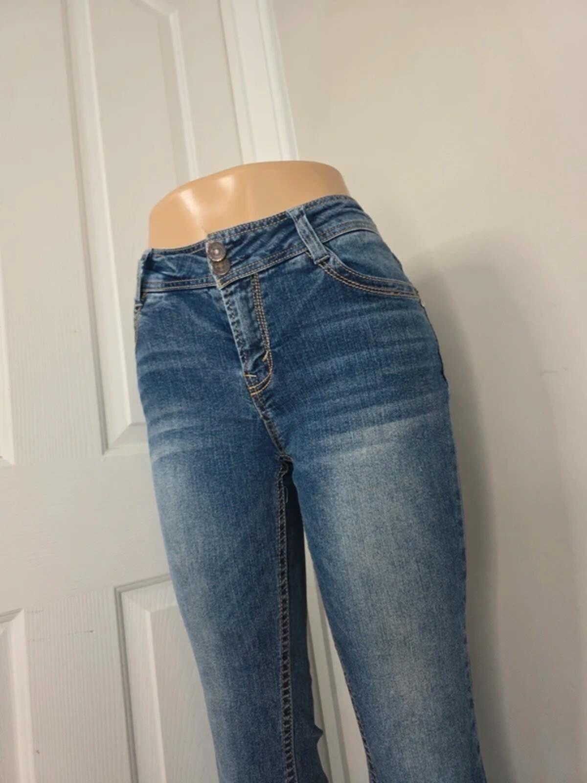 Wallflower Mid Rise Bootcut Vintage Y2K Jeans UK Size 12 Tall