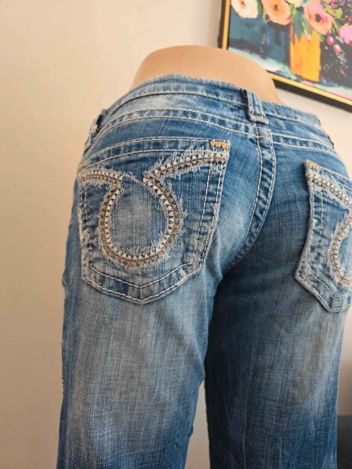 Big Star Low Rise Capri Vintage Y2K Jeans UK Size 10/12