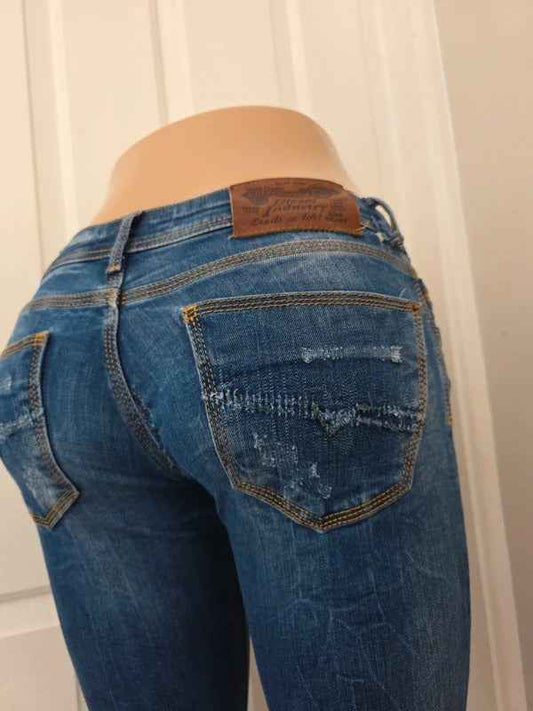 Diesel Low Rise Skinny Vintage Y2K Jeans UK Size 6