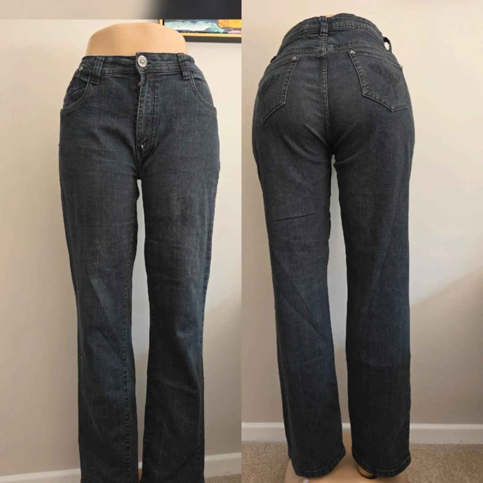 W&S Mid Rise Baggy Straight Vintage Y2K Jeans UK Size 16
