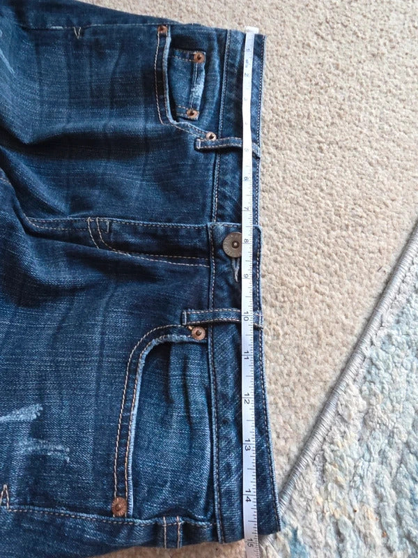 Aeropostale Low Rise Straight Vintage Y2K Jeans UK Size 8