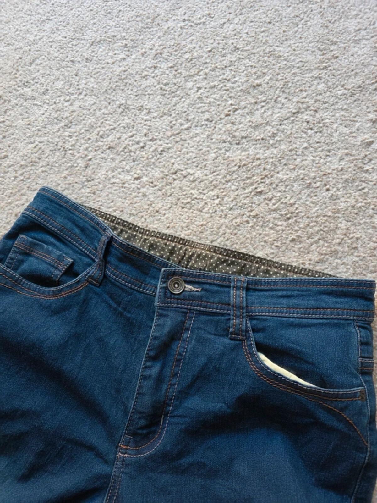 Japanese Capri Jeans Mid Rise UK Size 10 Tall