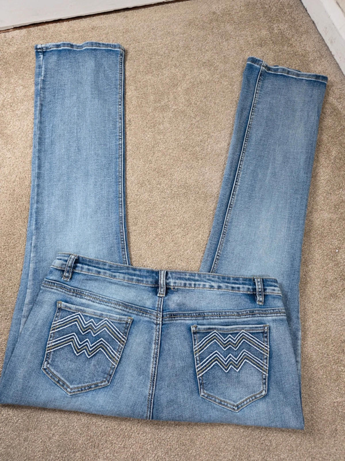 Vintage Y2K Mid Rise Bootcut Jeans UK Size 16
