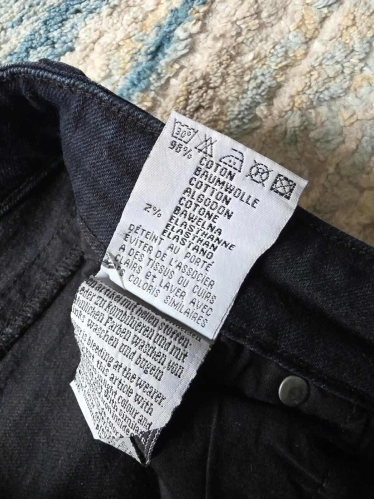 Denim Ultra Low rise straight jeans size 6/8 tall
