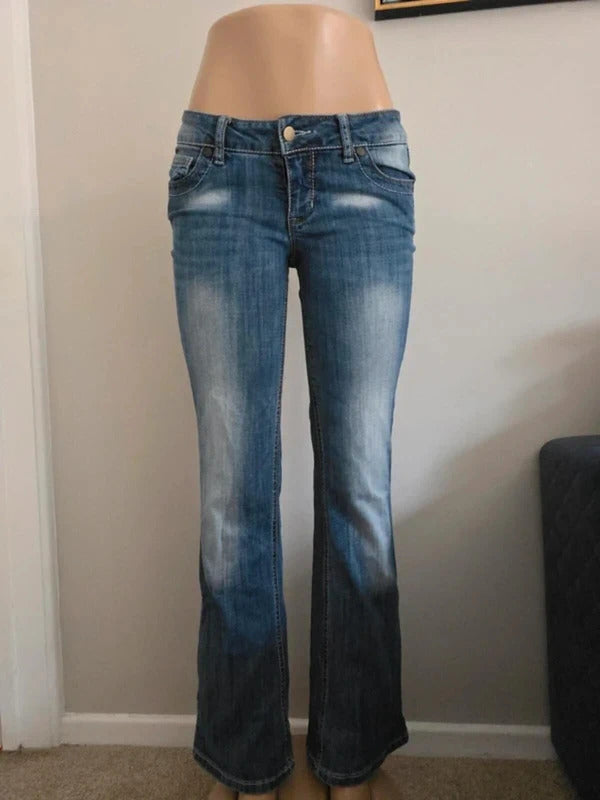 Decree Low Rise Bootcut Vintage Y2K Jeans UK Size 8/10