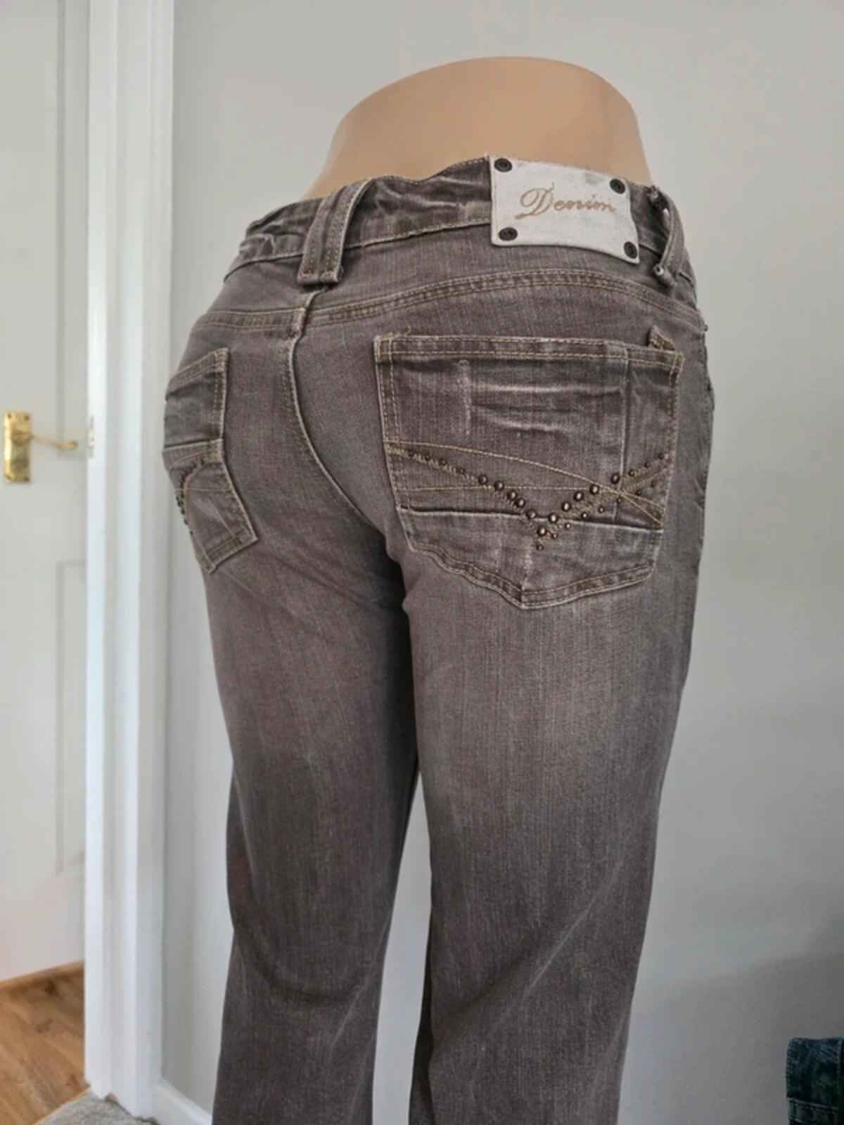 Vintage Y2K Cache Cache Low Rise Bootcut Jeans UK Size 10