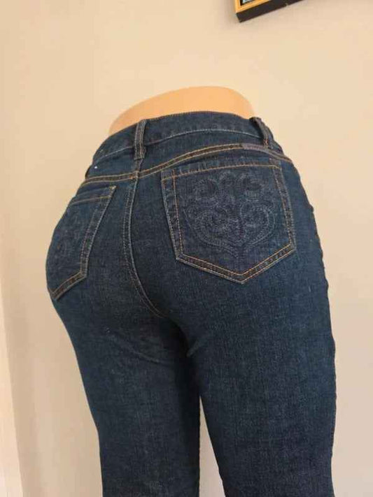 Liz Claiborne Mid Rise Bootcut Vintage Y2K Jeans UK Size 8 Petite