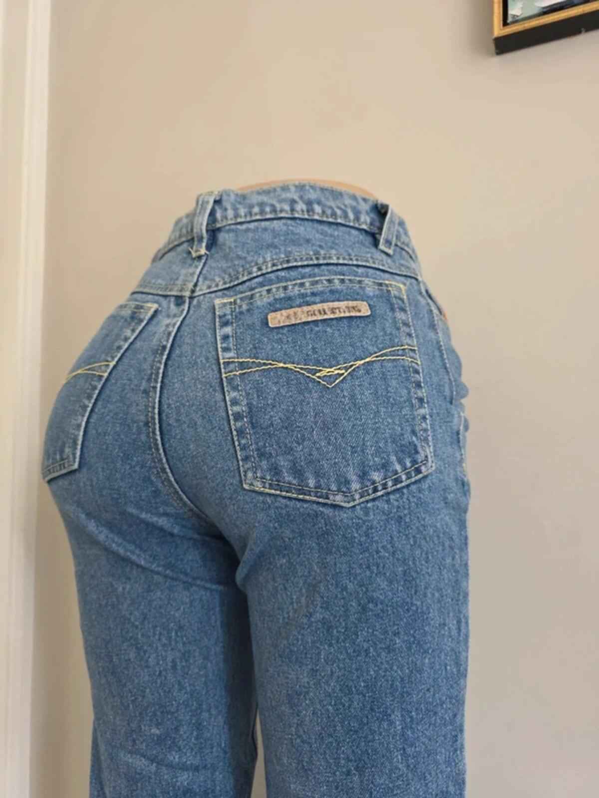 B&K High Rise Capri Vintage Y2K Jeans UK Size 6