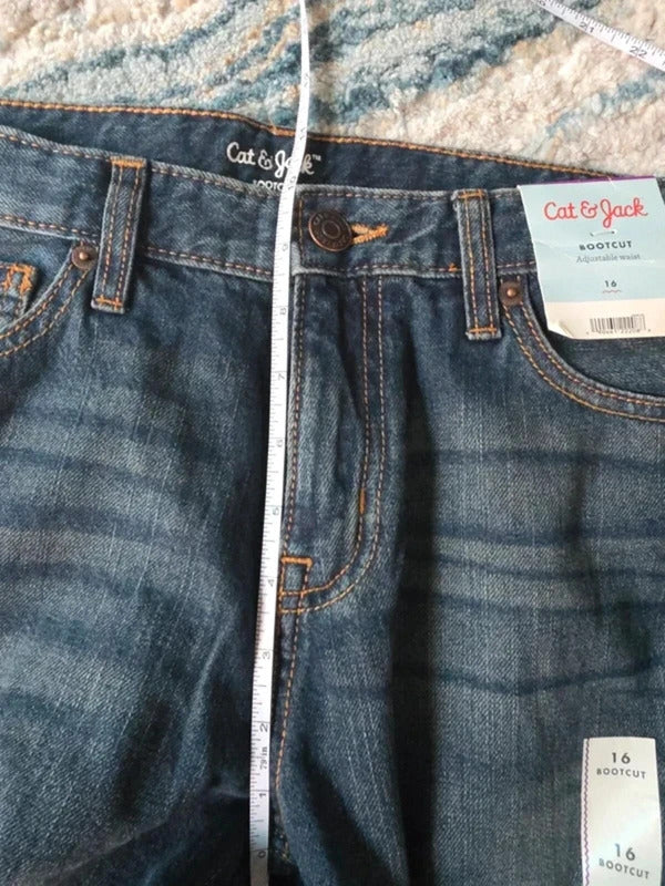 Cat & Jack Mid Rise Bootcut Jeans UK Size 8