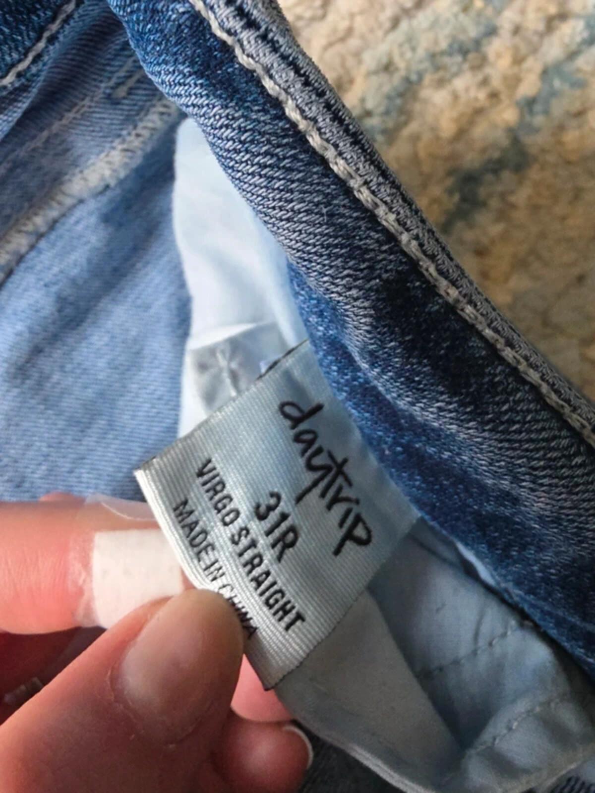 Daytrip Mid Rise Straight Vintage Y2K Jeans UK Size 12