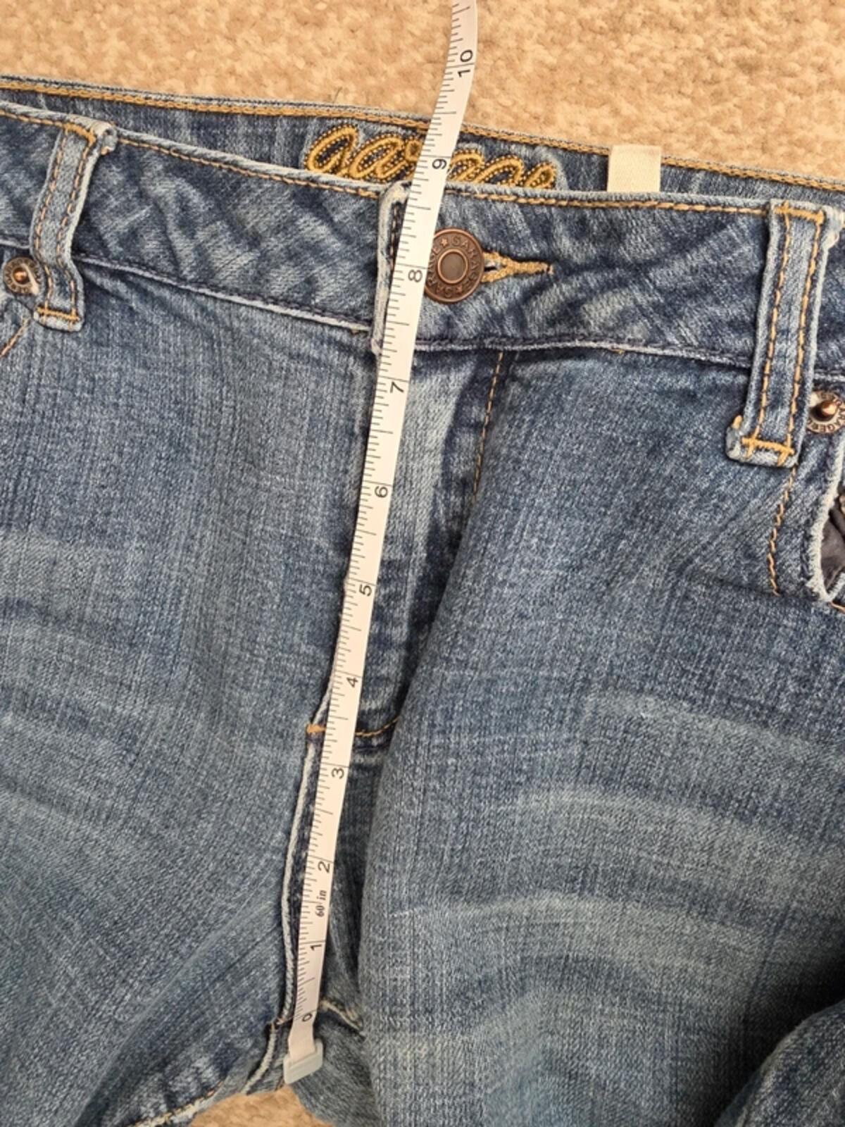 Garage Mid Rise Straight Vintage Y2K Jeans UK Size 12/14 Tall